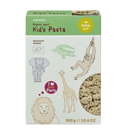 ALB-GOLD Kids Pasta - Zoo Animals - Só Verde