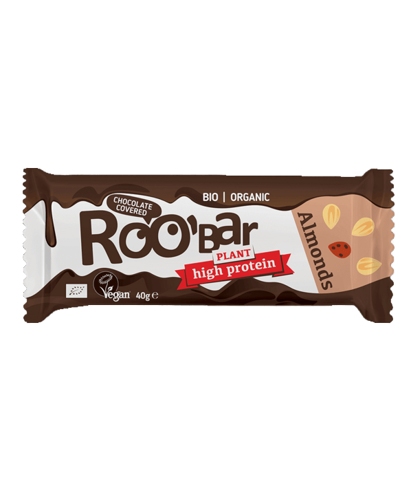 Almond Protein Bar Covered with Chocolate - Só Verde