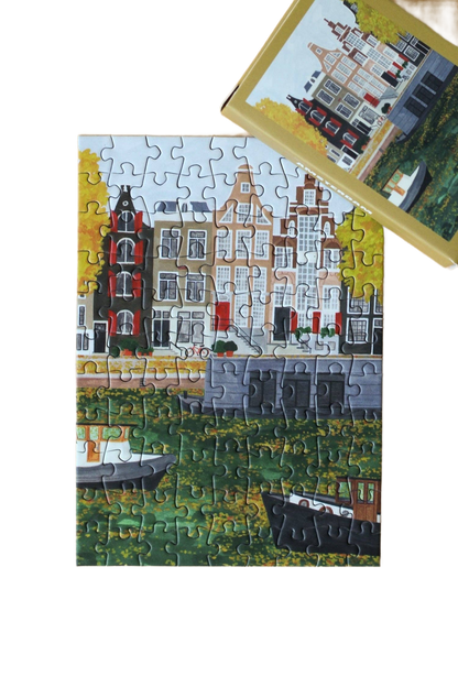 Amsterdam Mini Puzzle - Só Verde