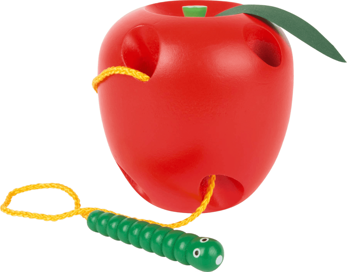 Apple and Worm Threading Game - Só Verde