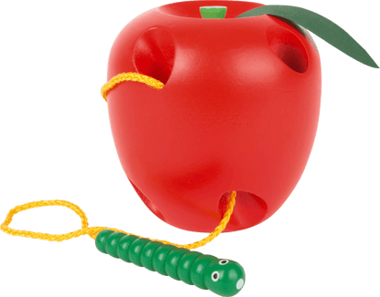 Apple and Worm Threading Game - Só Verde