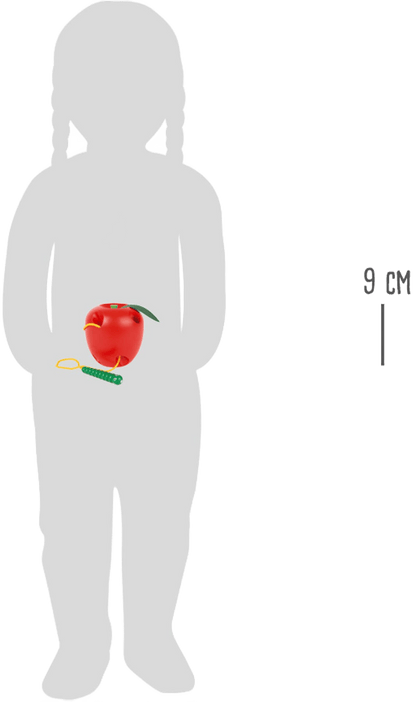 Apple and Worm Threading Game - Só Verde