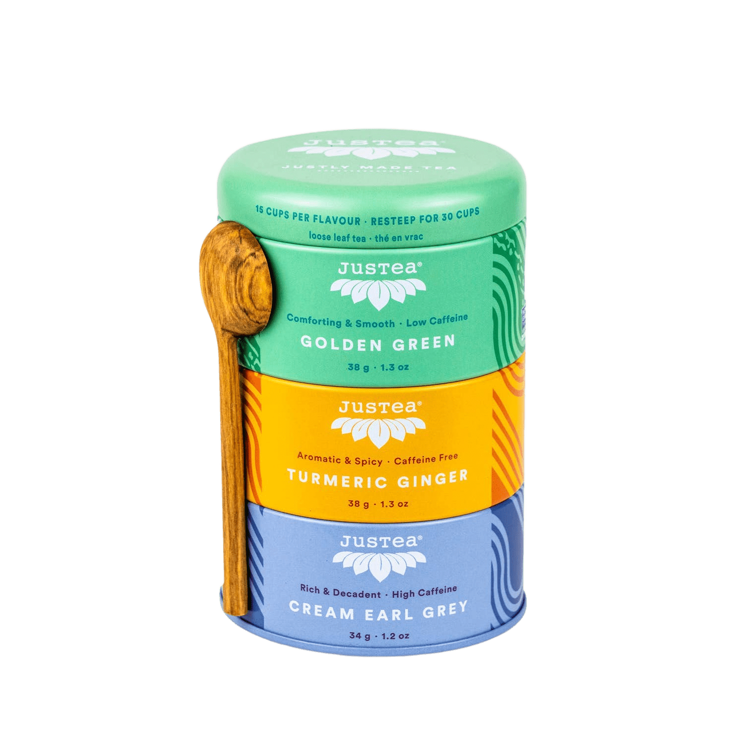 Assorted Trio Black, Green & Herbal Tea Gift Tin - Só Verde