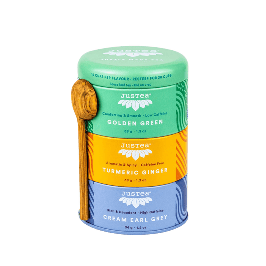 Assorted Trio Black, Green & Herbal Tea Gift Tin - Só Verde