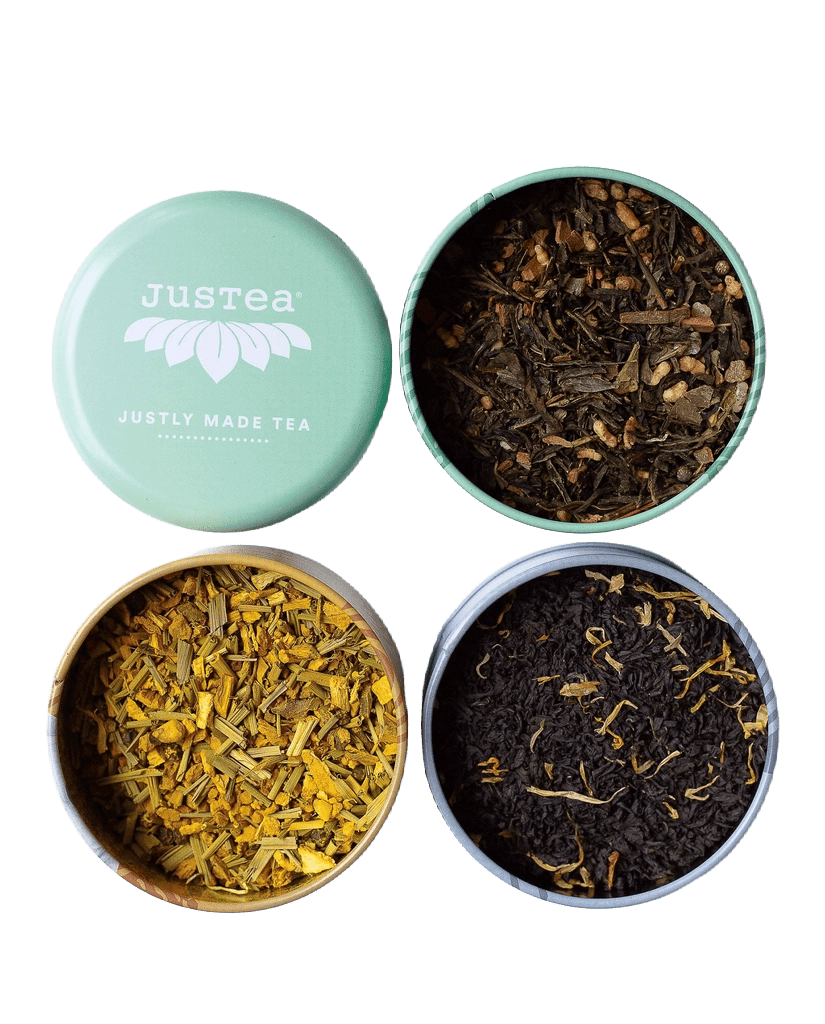 Assorted Trio Black, Green & Herbal Tea Gift Tin - Só Verde