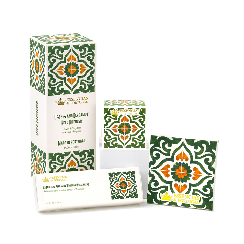 Azulejo Decorativo - Azulejos de Portugal - Laranja & Bergamota - Só Verde