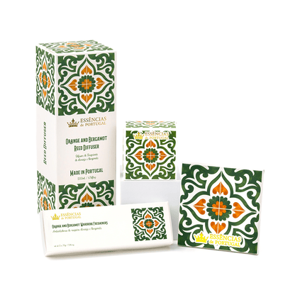 Azulejo Decorativo - Azulejos de Portugal - Laranja & Bergamota - Só Verde