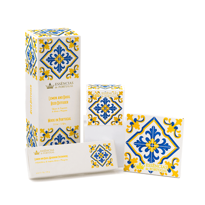 Azulejo Decorativo - Azulejos de Portugal - Limão & Manjerico - Só Verde