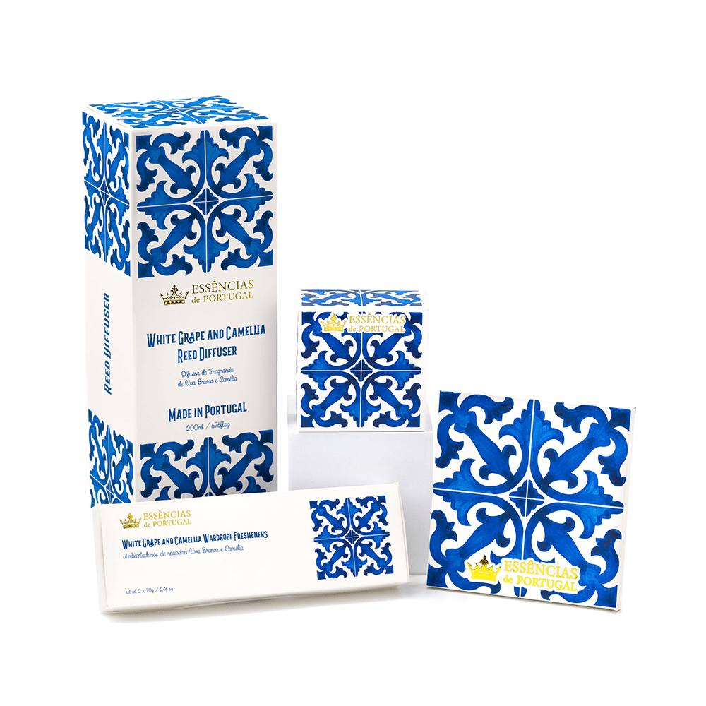 Azulejo Decorativo - Azulejos de Portugal - Uva Branca & Camélia - Só Verde