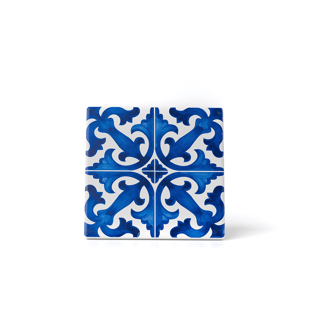 Azulejo Decorativo - Azulejos de Portugal - Uva Branca & Camélia - Só Verde