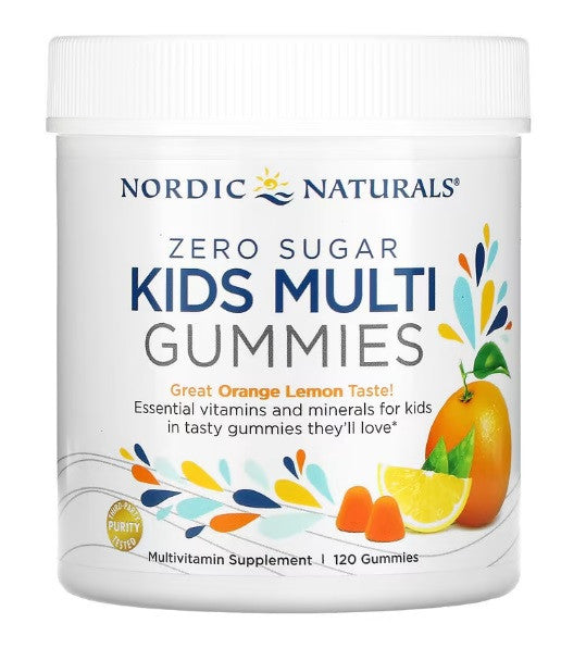 Kids Multi Zero Sugar, Orange Lemon - 120 gummies