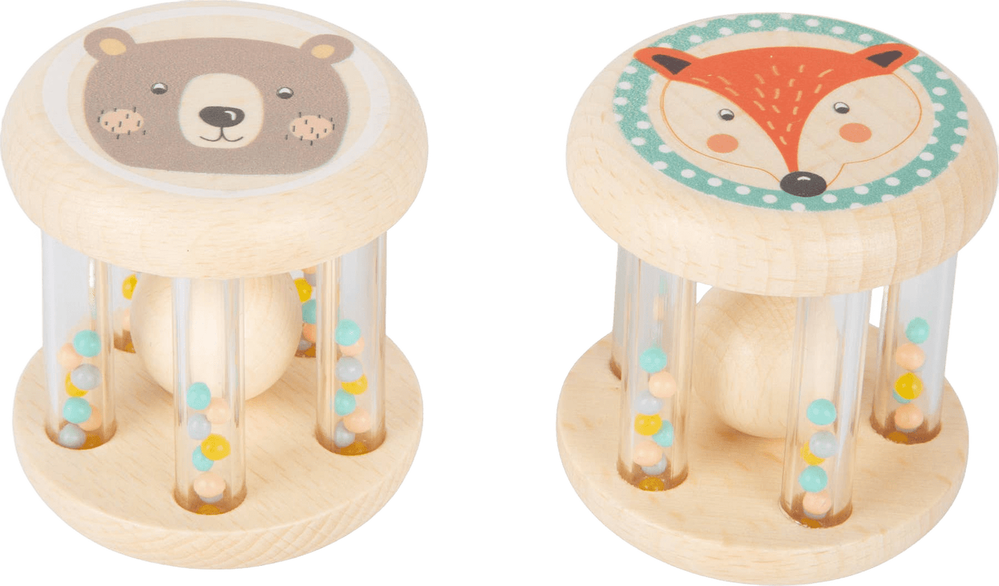 Baby Rattles Animals Pastel - Só Verde