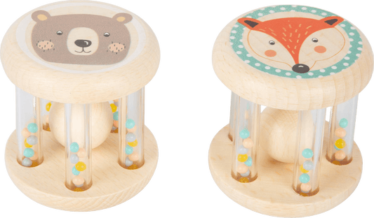 Baby Rattles Animals Pastel - Só Verde