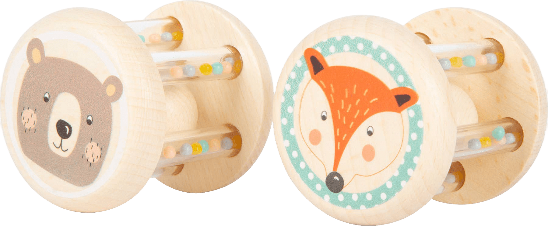Baby Rattles Animals Pastel - Só Verde