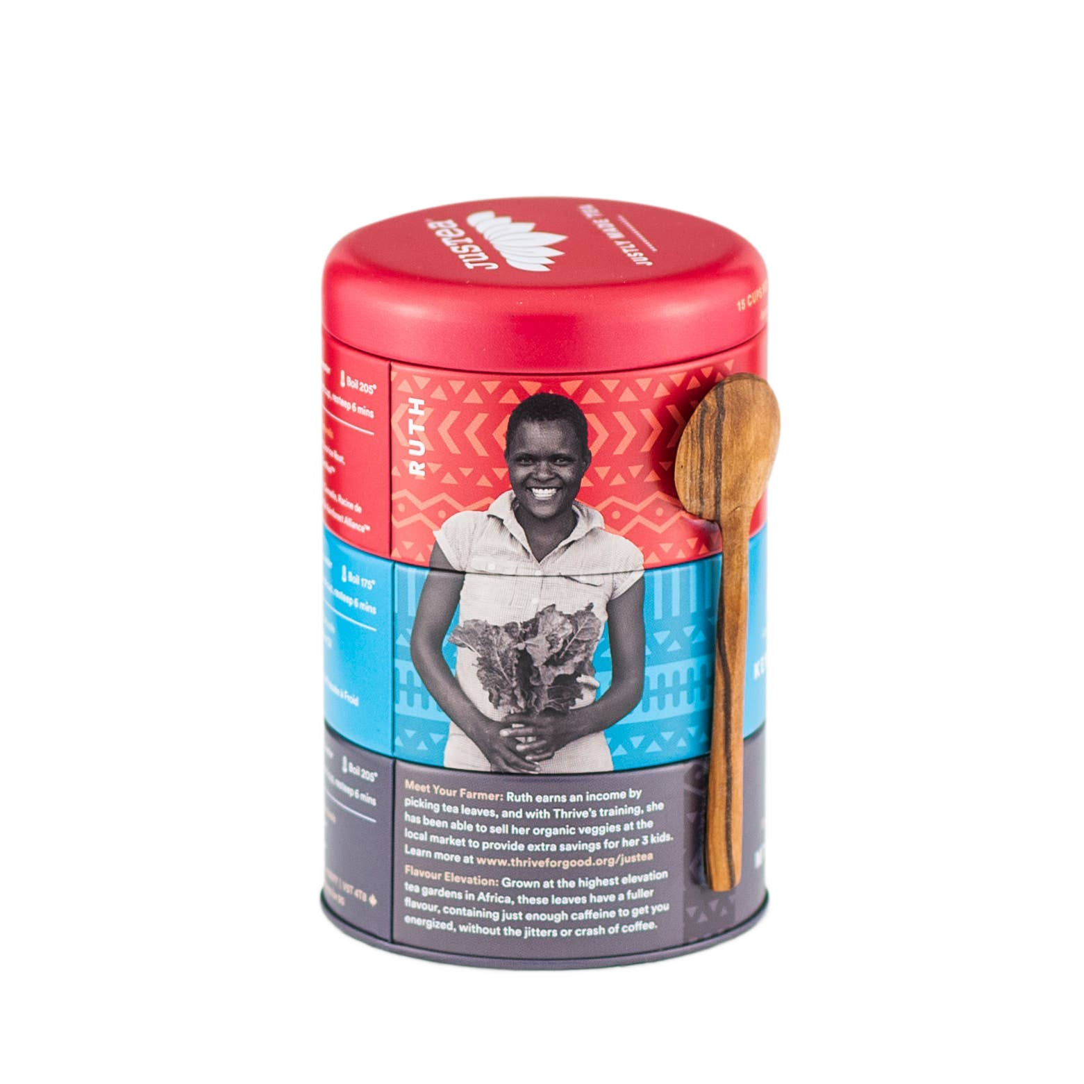 Black Tea Trio Gift Tin with Spoon - Só Verde