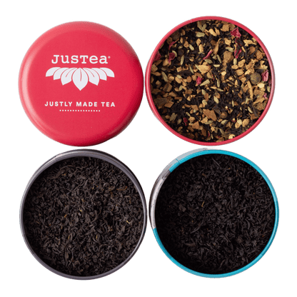 Black Tea Trio Gift Tin with Spoon - Só Verde