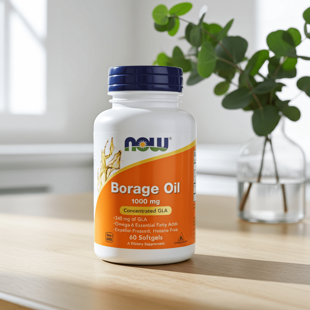 Borage Oil 1000 mg Softgels - Só Verde