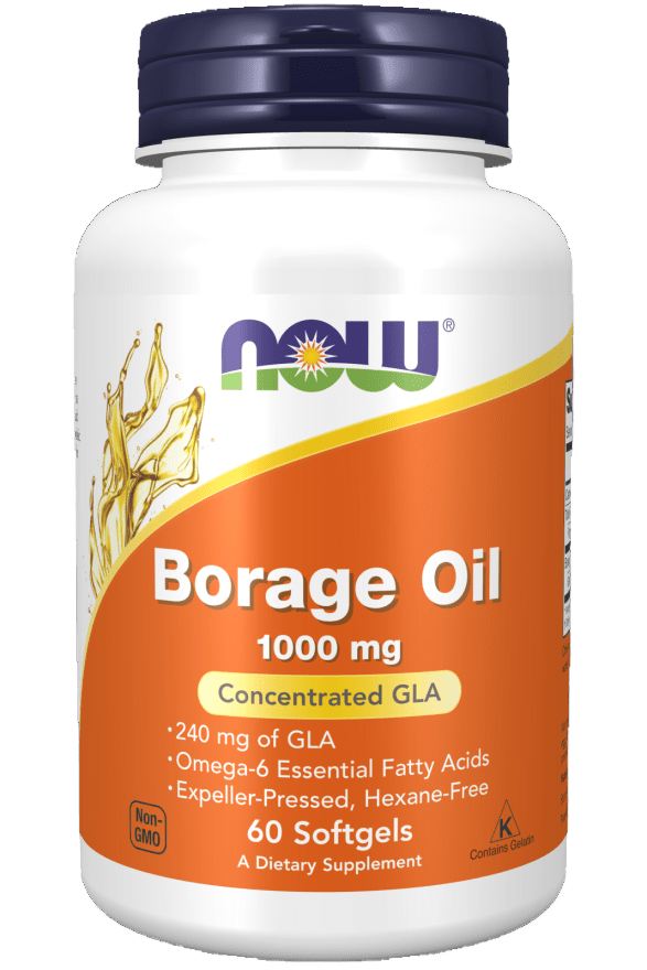 Borage Oil 1000 mg Softgels - Só Verde