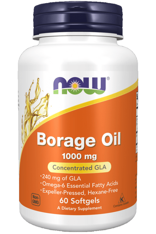Borage Oil 1000 mg Softgels - Só Verde