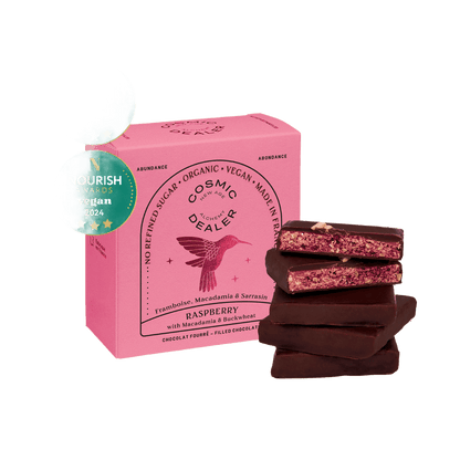 Box of 4 Raspberry Nut Butter Chocolates - Só Verde
