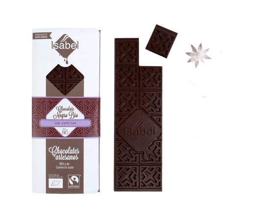 Box of Dark Chocolate Tablets with Spices - Só Verde