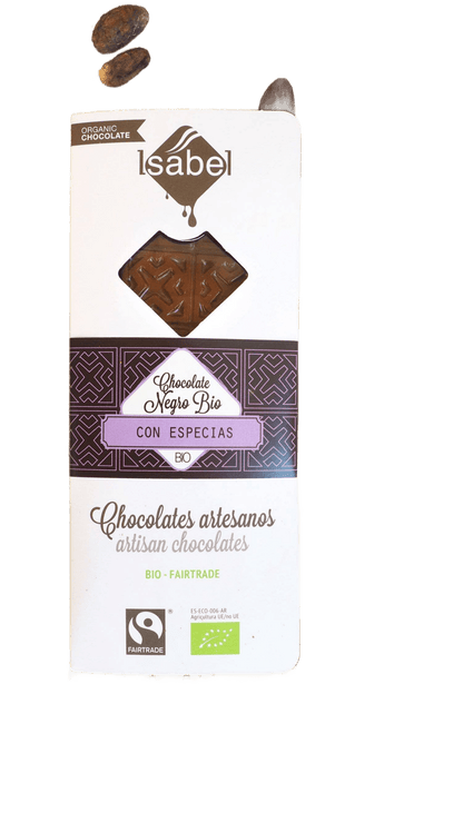 Box of Dark Chocolate Tablets with Spices - Só Verde