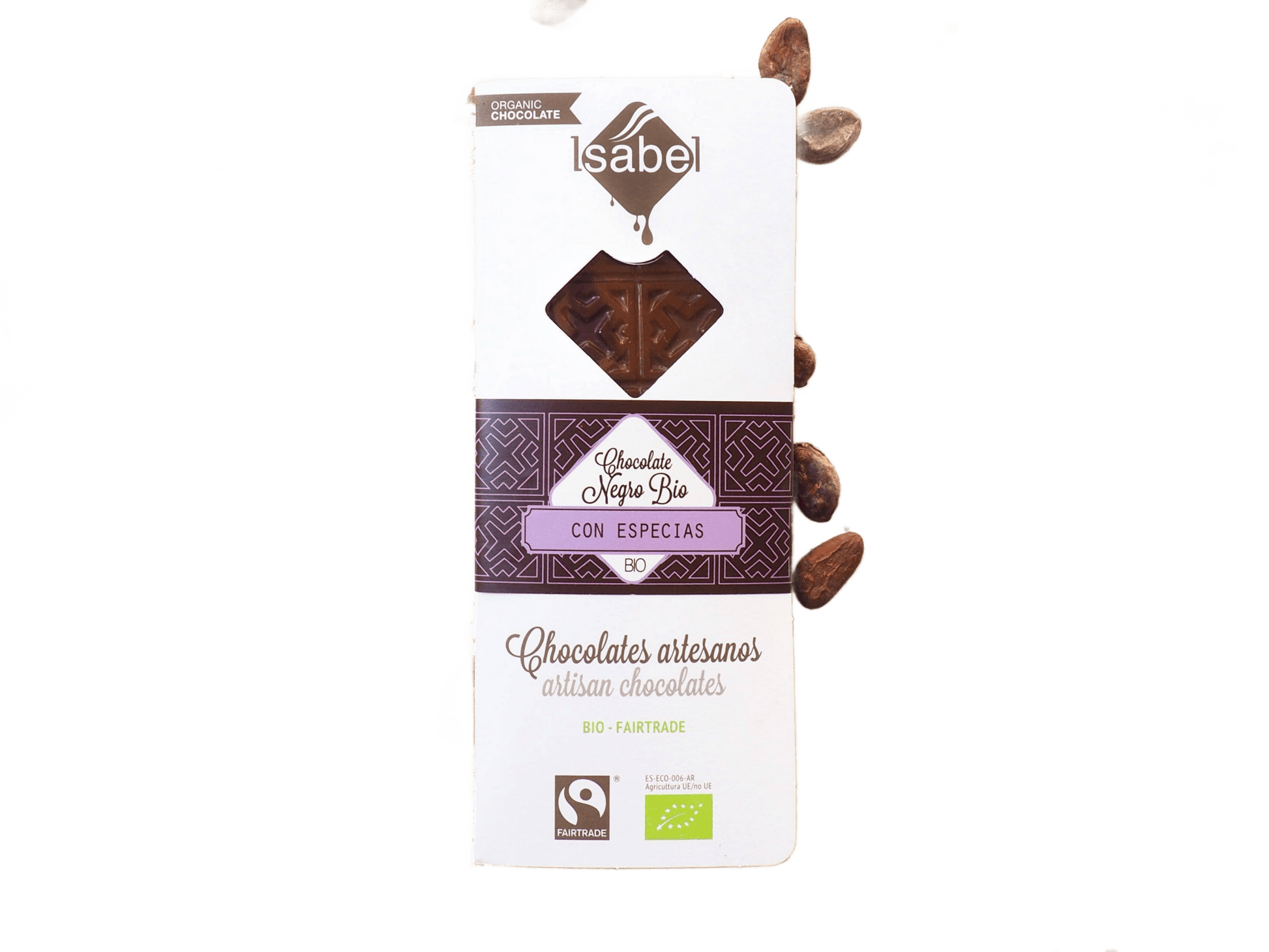 Box of Dark Chocolate Tablets with Spices - Só Verde