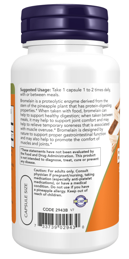 Bromelain 500 mg Veg Capsules - Só Verde