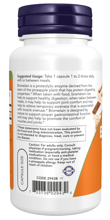 Bromelain 500 mg Veg Capsules - Só Verde