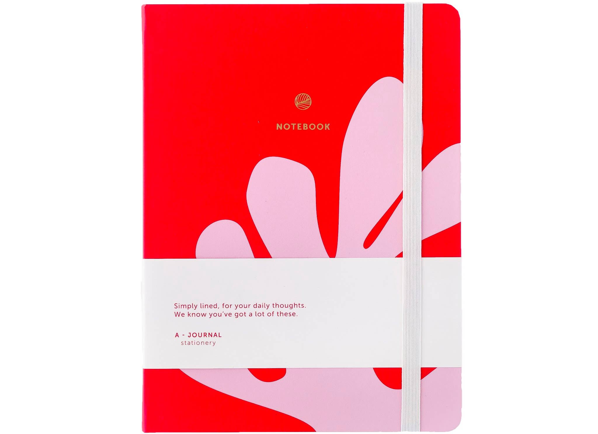 A-Journal Notebook - Arty - Red Pink