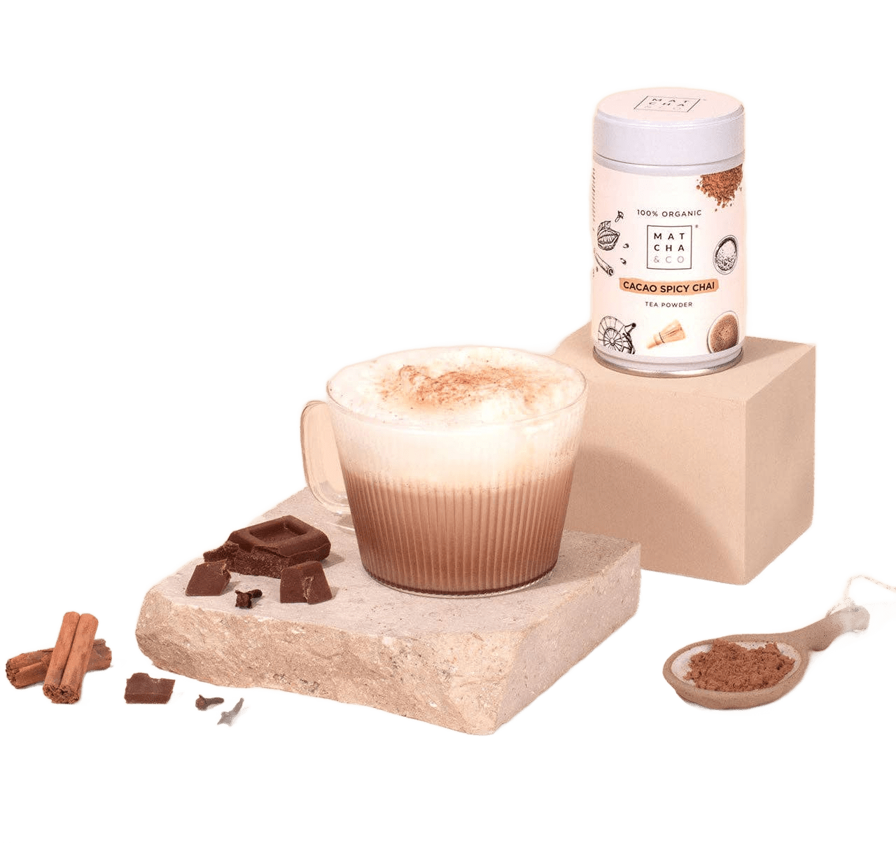 Cacao Chai Matcha Blend - Só Verde