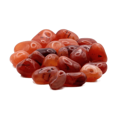 Carnelian Tumbled Stones - Só Verde