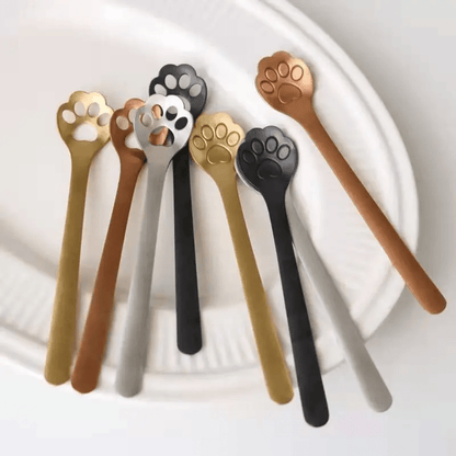 Cat's paw spoon - 4 colors - Tea, Coffee or Dessert - Só Verde