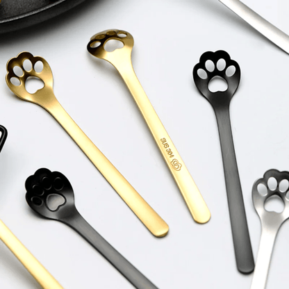 Cat's paw spoon - 4 colors - Tea, Coffee or Dessert - Só Verde