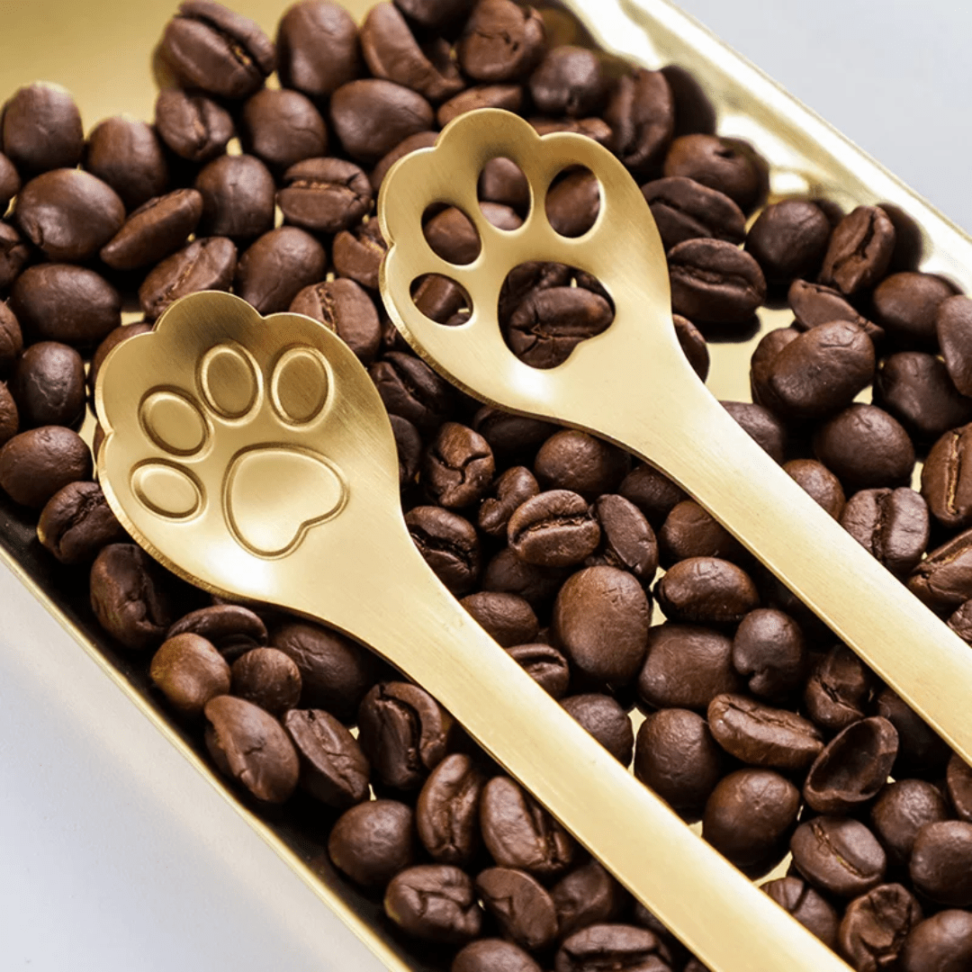 Cat's paw spoon - 4 colors - Tea, Coffee or Dessert - Só Verde