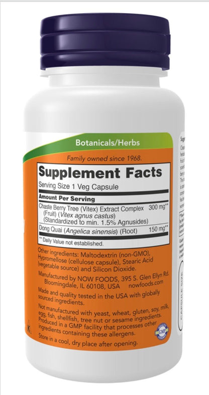 Chaste Berry Vitex Extract 300 mg Veg Capsules - Só Verde