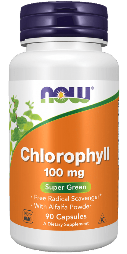 Chlorophyll 100 mg Capsules - Só Verde