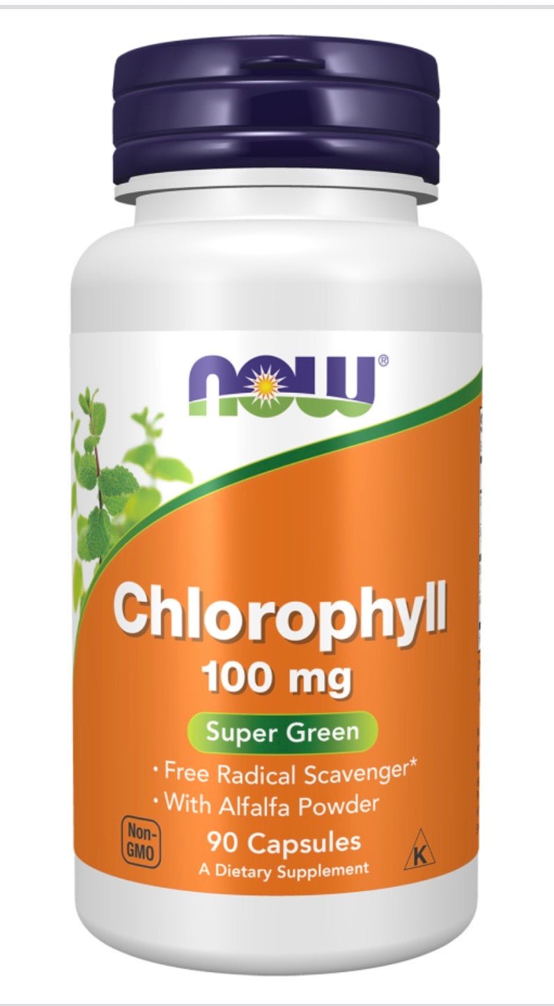 Chlorophyll 100 mg Capsules - Só Verde