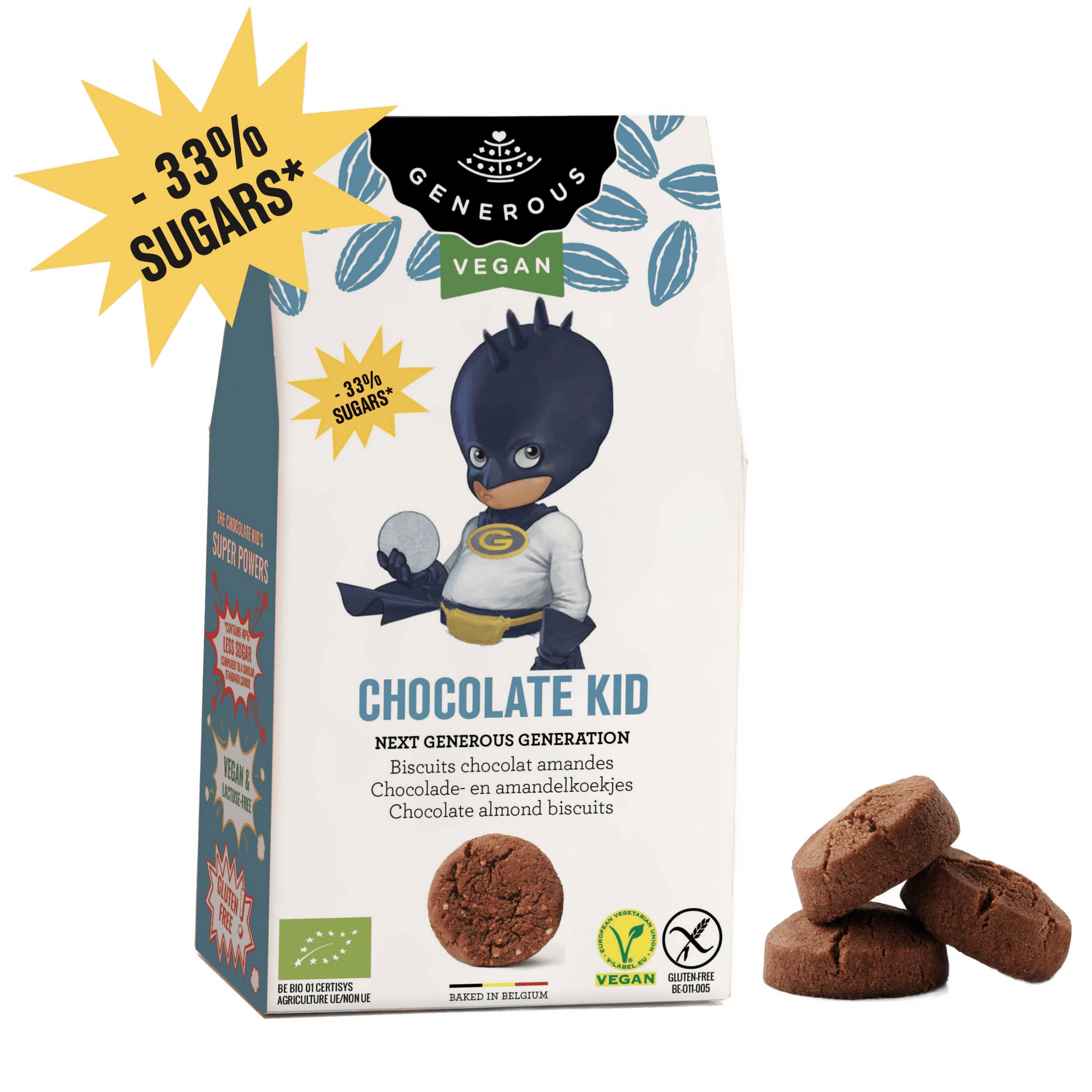 Chocolate & Almond Cookies - Só Verde