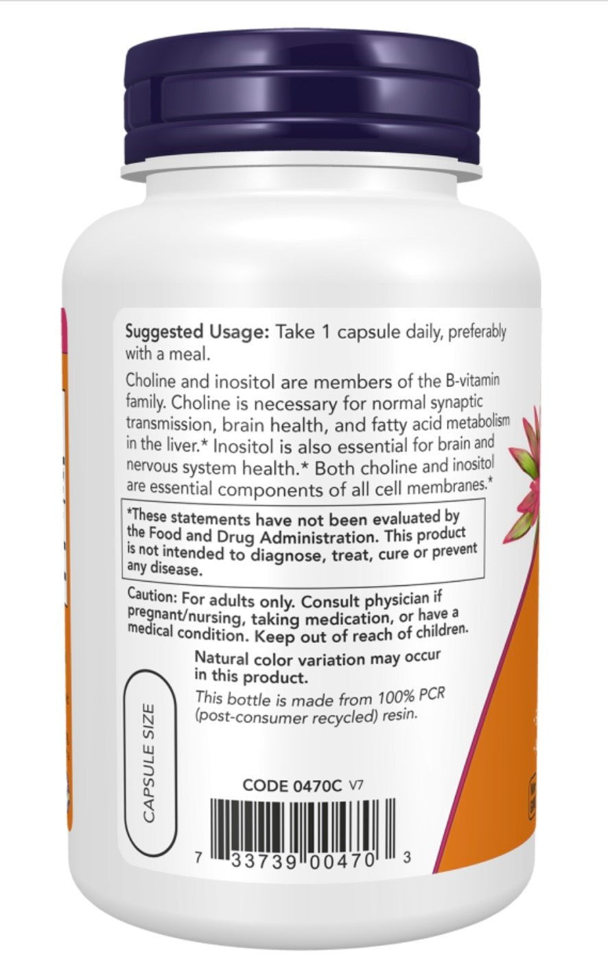Choline & Inositol Veg Capsules - Só Verde