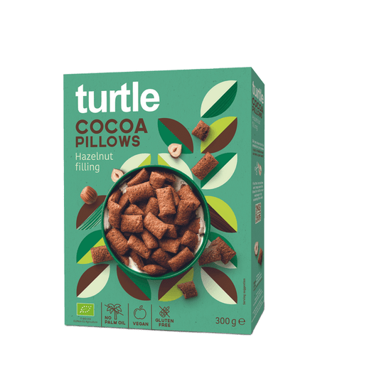 Cocoa Pillows with Hazelnut Filling - Só Verde