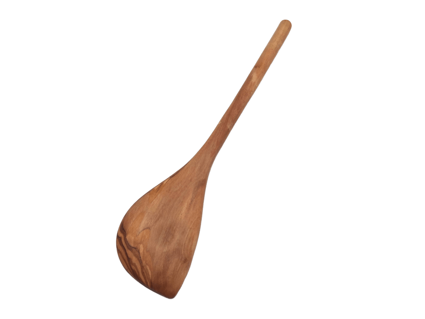 Cooking Spoon, Pointed Round Handle Made Of Olive Wood - Só Verde