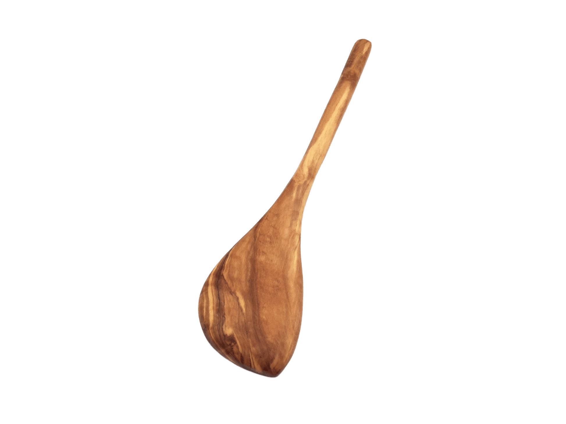 Cooking Spoon, Pointed Round Handle Made Of Olive Wood - Só Verde