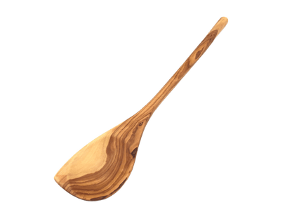 Cooking Spoon, Pointed Round Handle Made Of Olive Wood - Só Verde