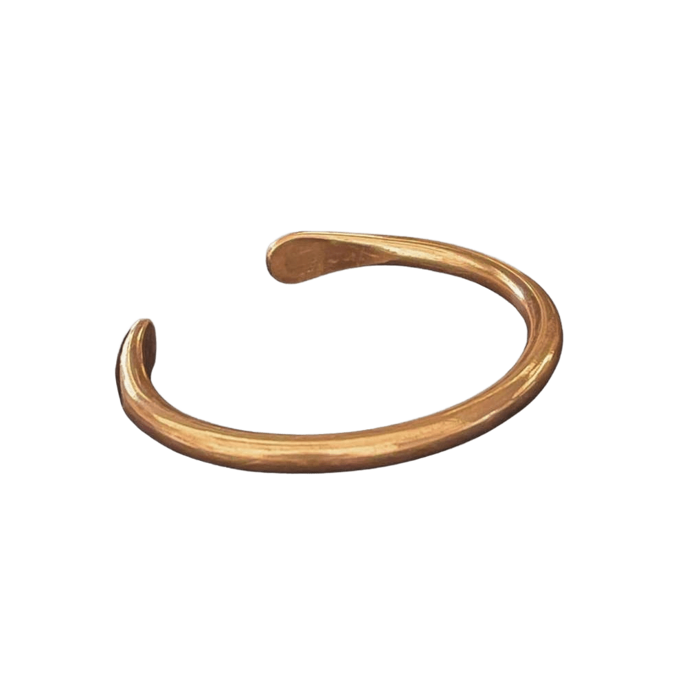 Copper Clamp Bracelet - Só Verde