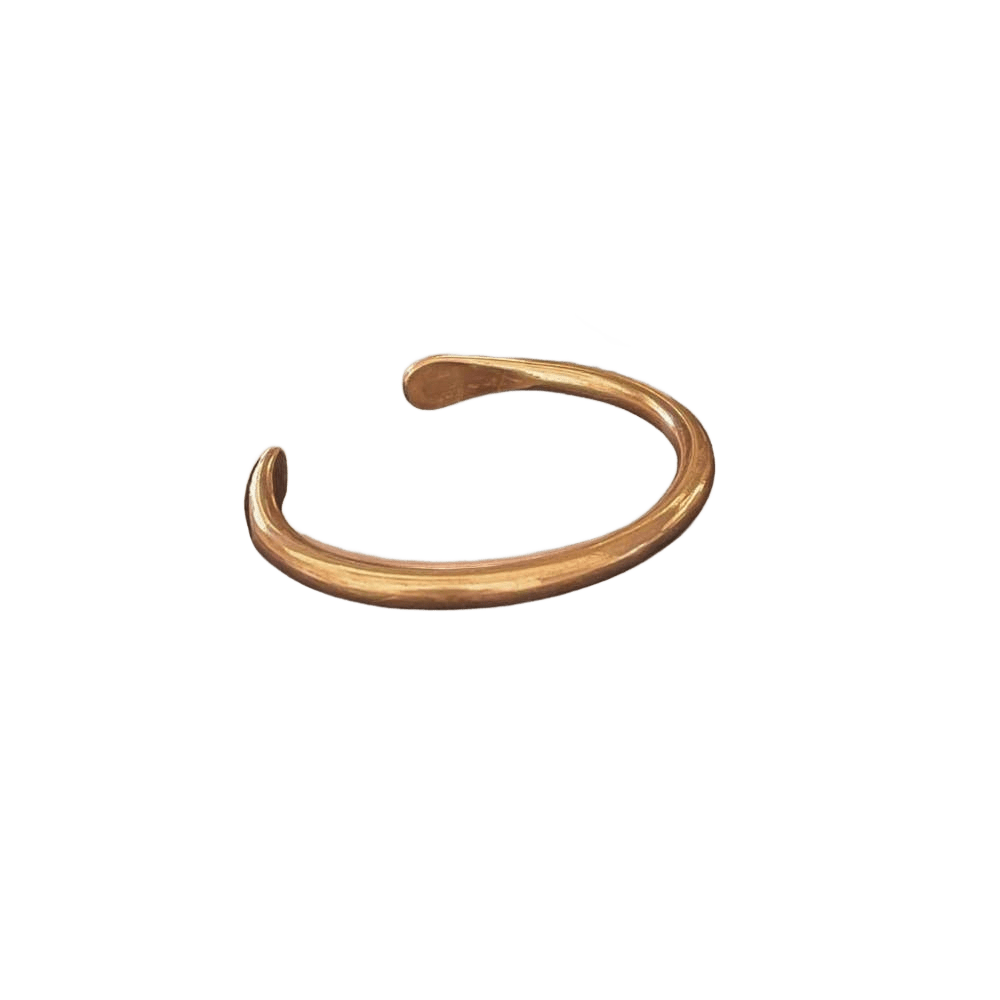 Copper Clamp Bracelet - Só Verde