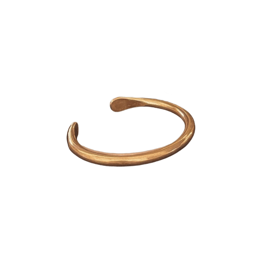 Copper Clamp Bracelet - Só Verde