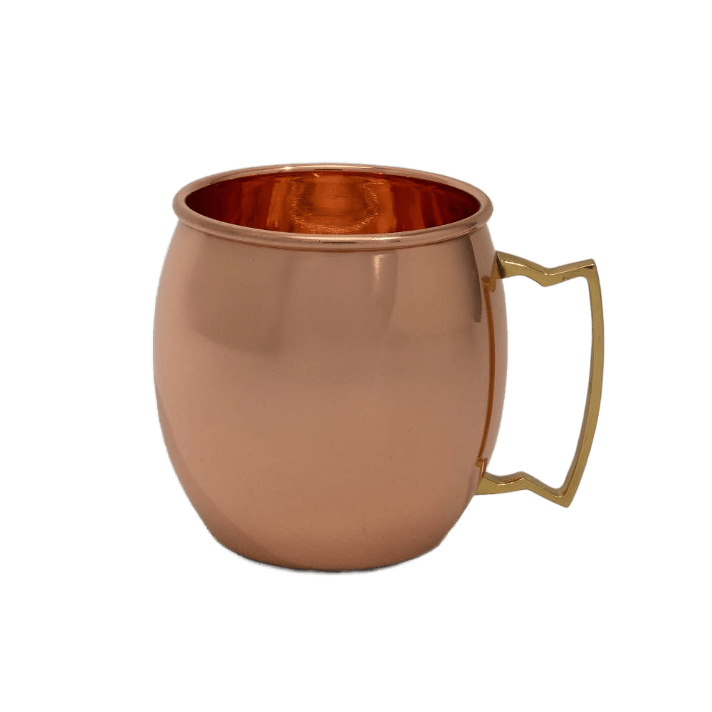 Copper Mug with Brass Handle - Só Verde