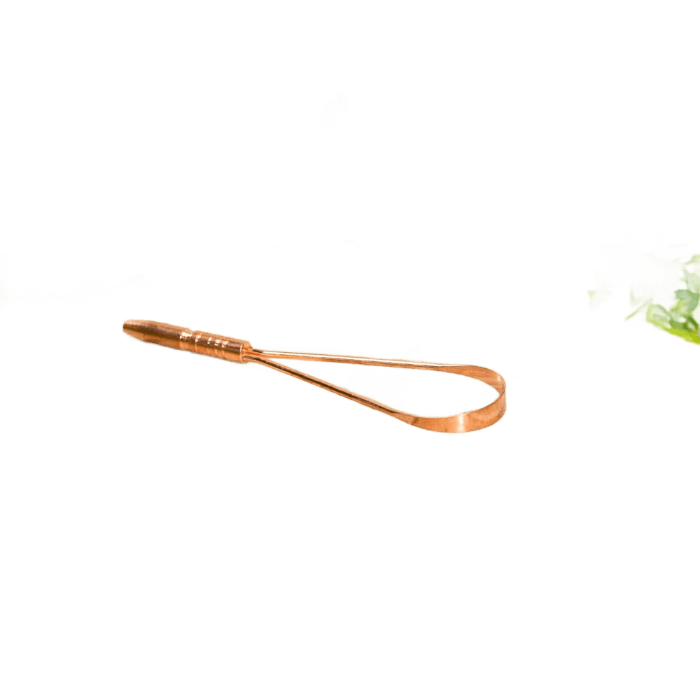Copper Tongue Cleaner With 1 Handle - Só Verde