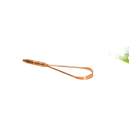 Copper Tongue Cleaner With 1 Handle - Só Verde